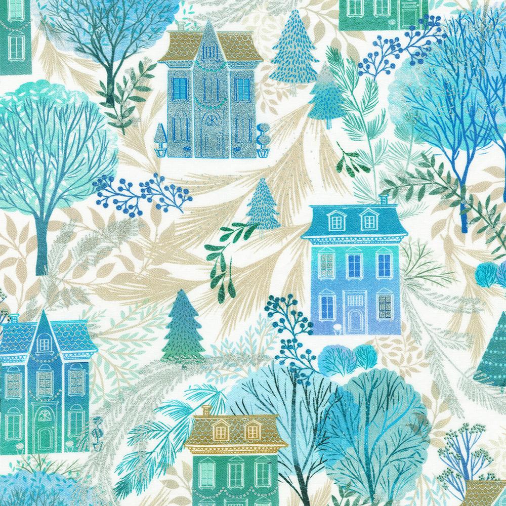 robert kaufman fabrics AQODM-23102-277 WINTER by Sanja Rescek from Peaceful