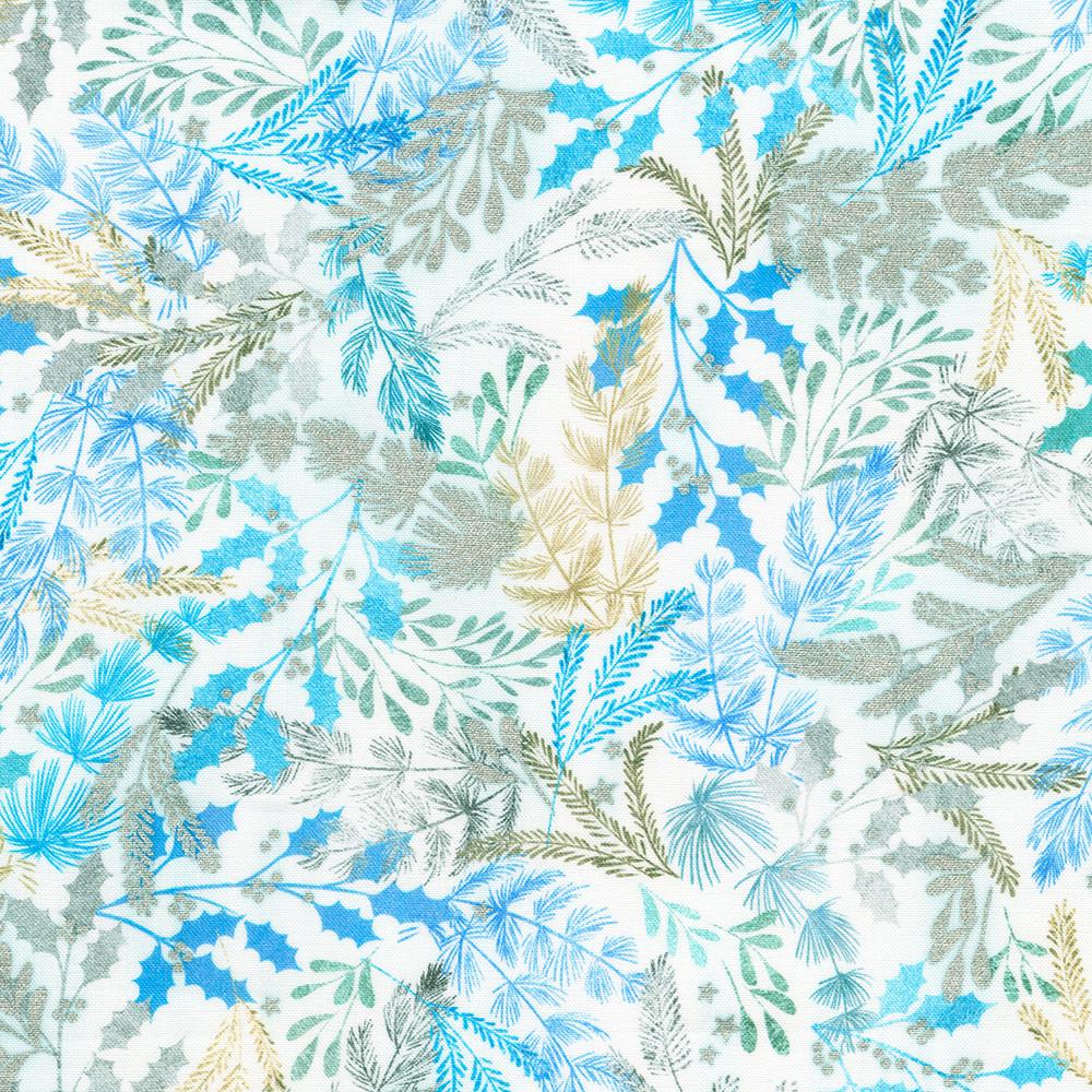 robert kaufman fabrics AQODM-23104-277 WINTER by Sanja Rescek from Peaceful