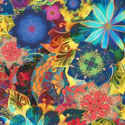 robert kaufman fabrics AQSD-19718-205 MULTI by Christiane Marques from Venice