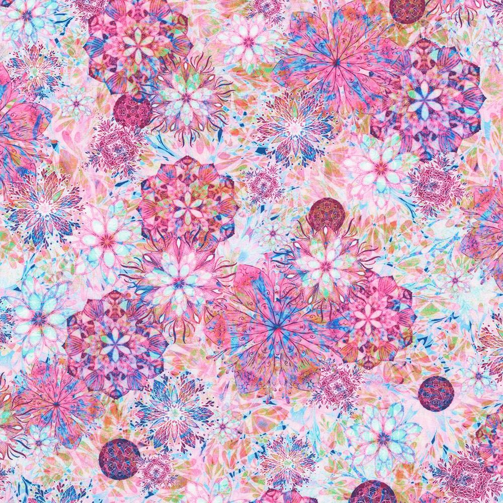 robert kaufman fabrics AQSD-22769-416 PEARL PINK by Christiane Marques from Calixta