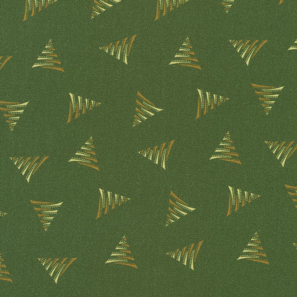 Robert Kaufman Fabrics AUJD-23057-7 GREEN By Julie Letvin From Life On The Ridge