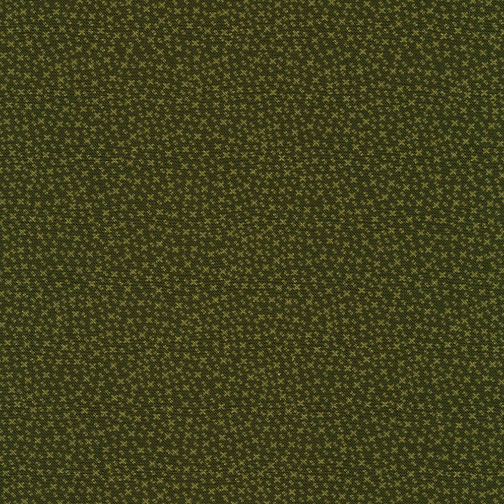 robert kaufman fabrics AUJD-23058-7 GREEN by Julie Letvin from Life on the Ridge