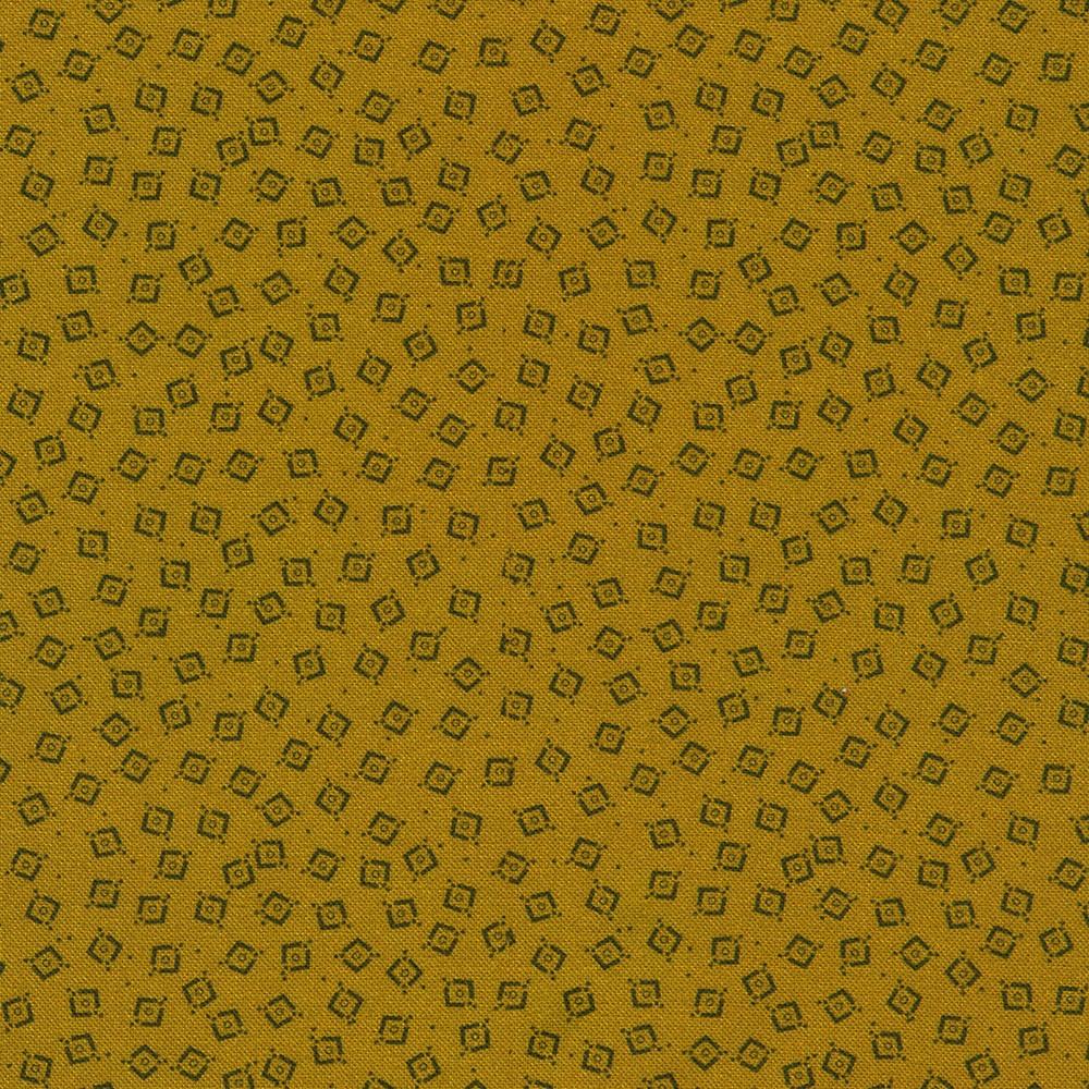 robert kaufman fabrics AUJD-23653-133 GOLD by Julie Letvin from Life on Yale