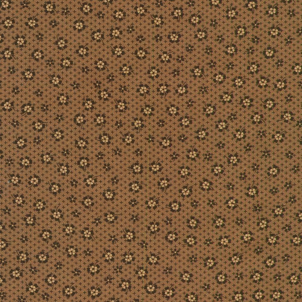 robert kaufman fabrics AUJD-23656-16 BROWN by Julie Letvin from Life on Yale