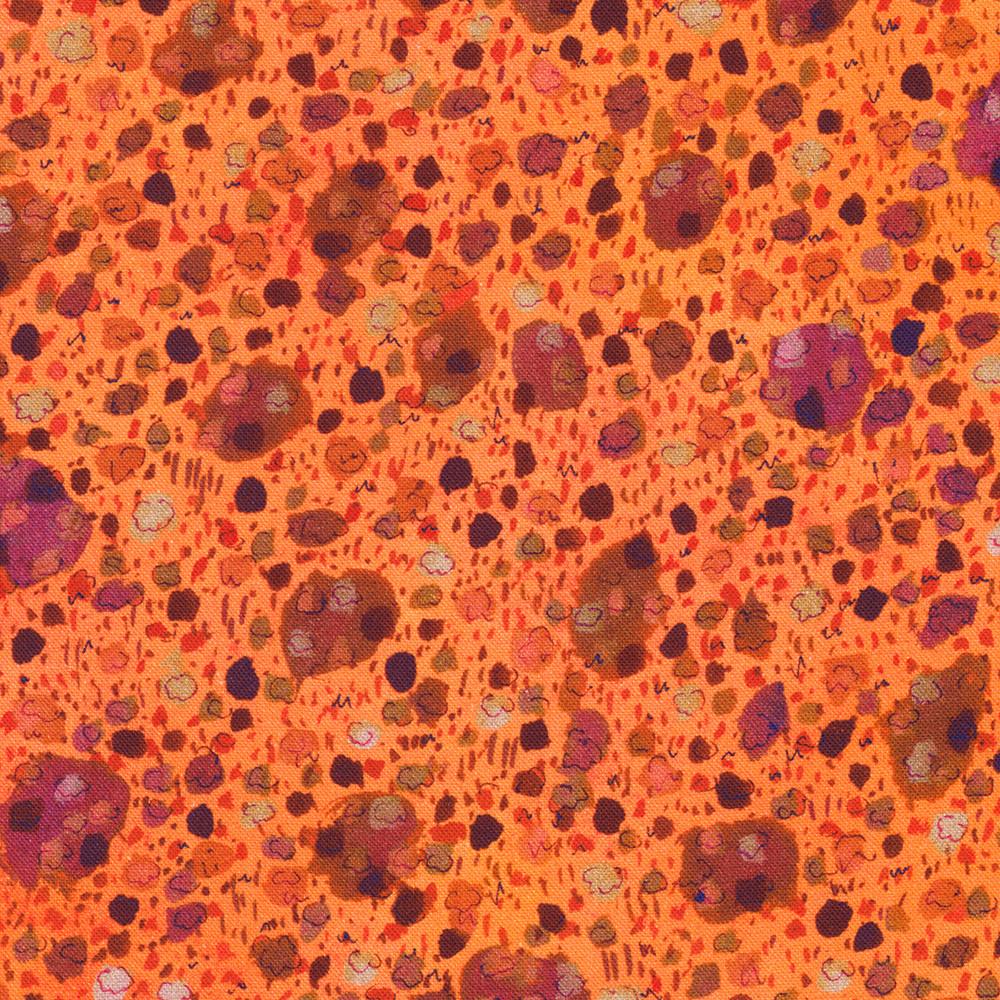 Robert Kaufman Fabrics AVMD-23120-147 TANGERINE By Lauren Wan From Sunlit Garden