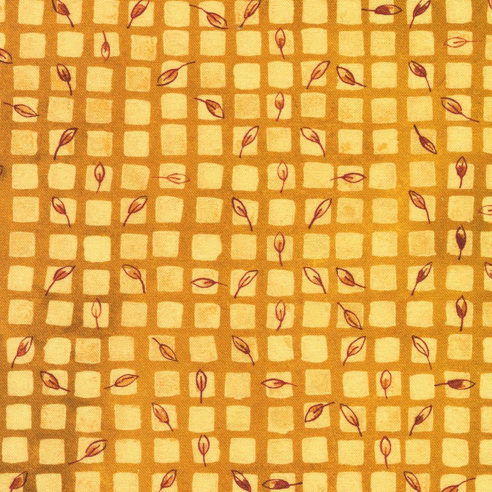 robert kaufman fabrics AVMD-23121-291 CURRY by Lauren Wan from Sunlit Garden