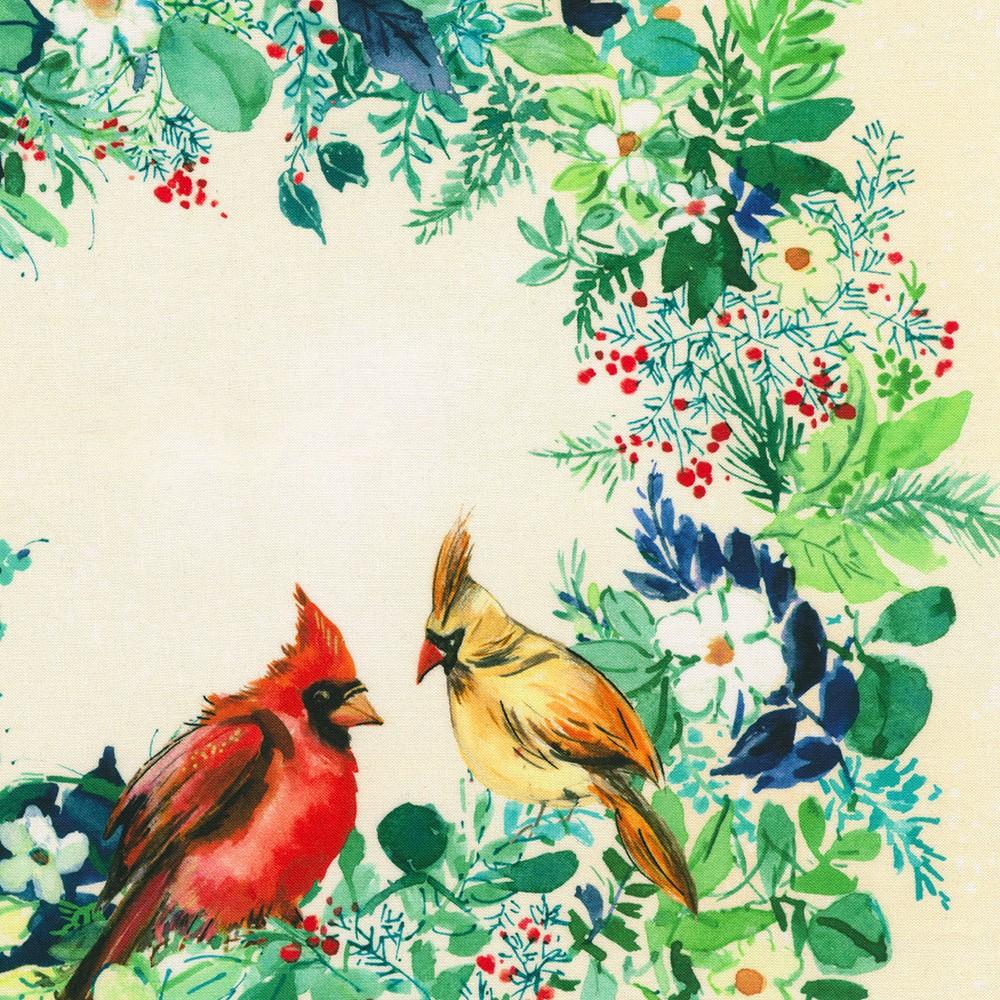 robert kaufman fabrics AVMD-23861-223 HOLIDAY by Lauren Wan from Festive Delight