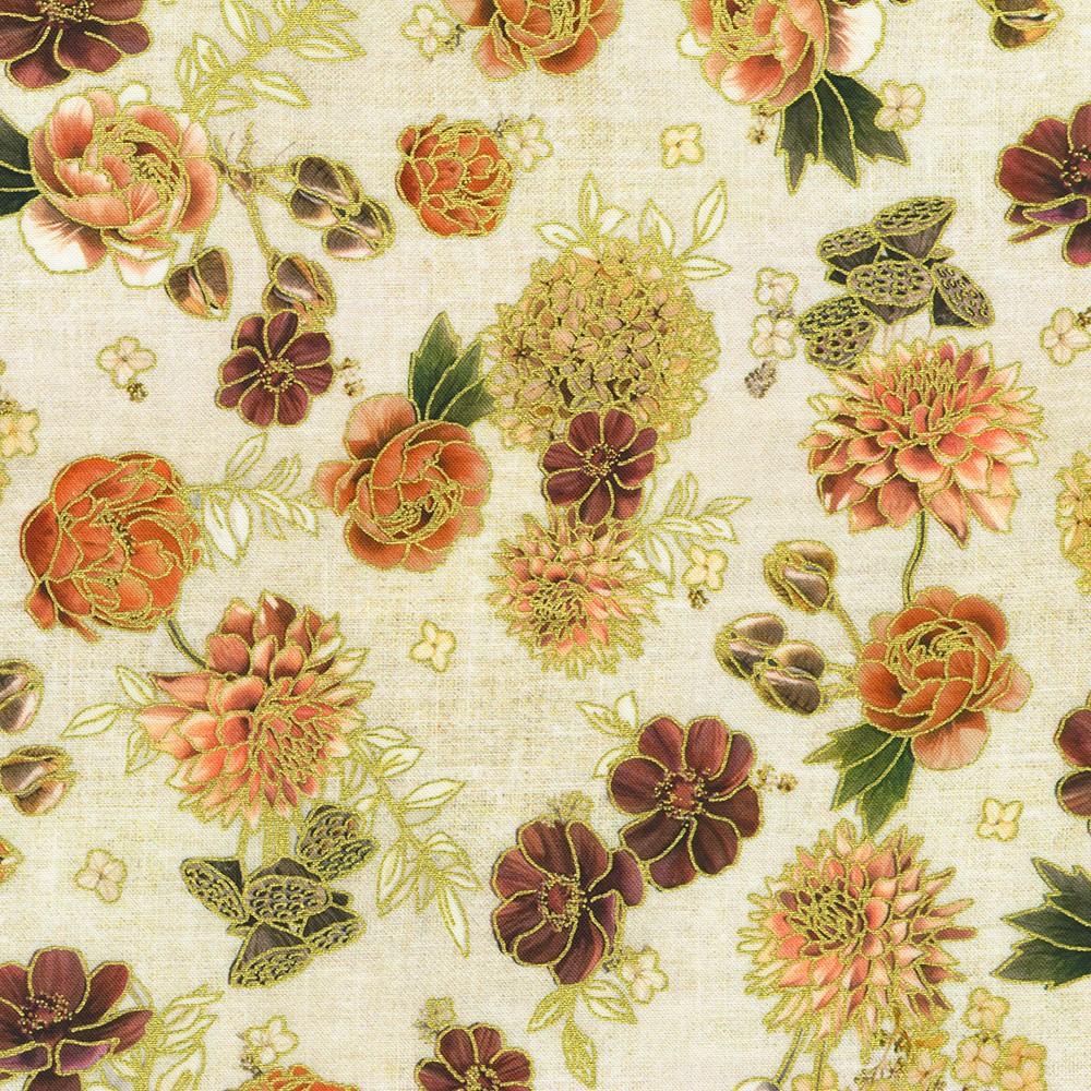 robert kaufman fabrics AWHDM-23918-156 LINEN by Lynnea Washburn from Hello Fall