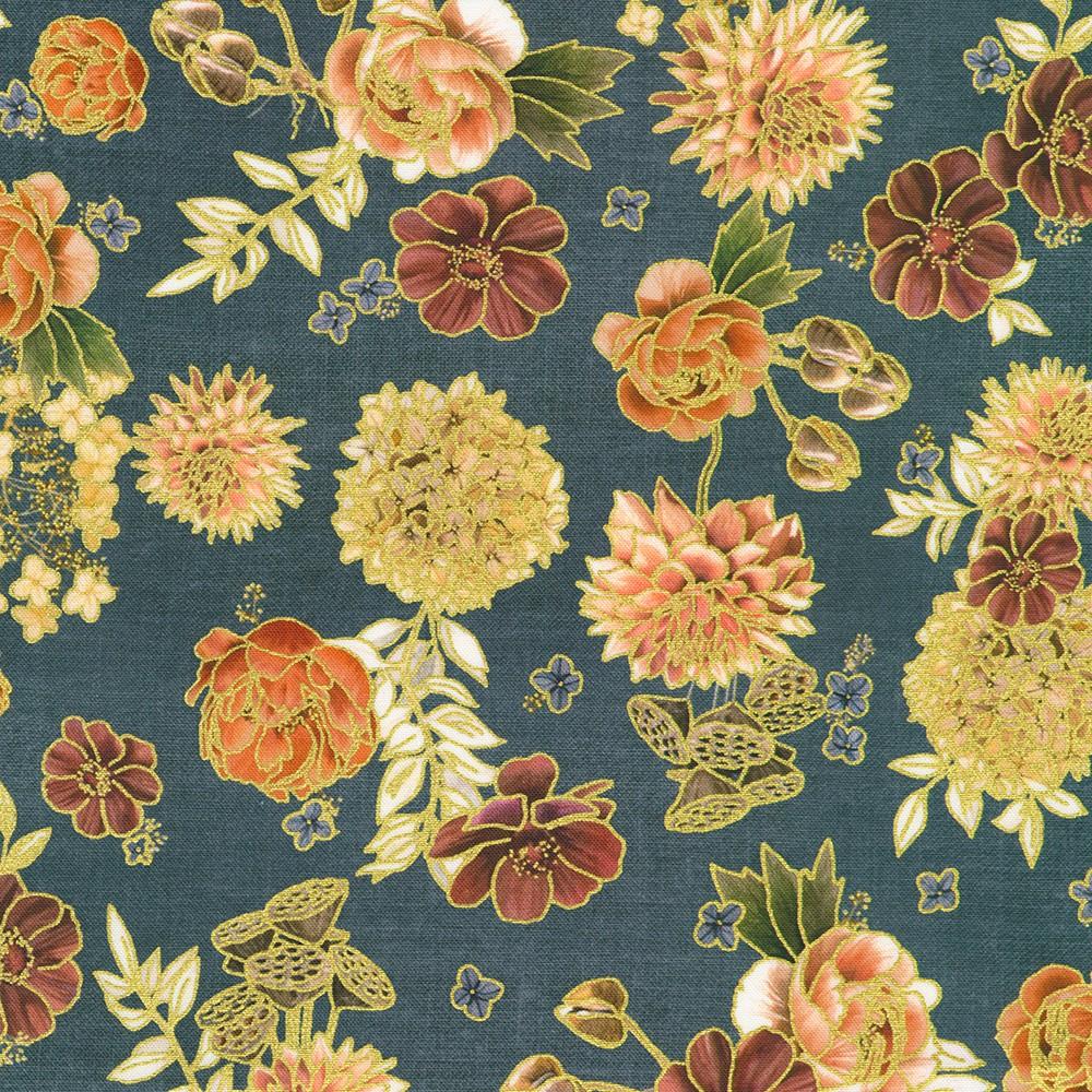 Robert Kaufman Fabrics AWHDM-23918-67 DENIM By Lynnea Washburn From Hello Fall