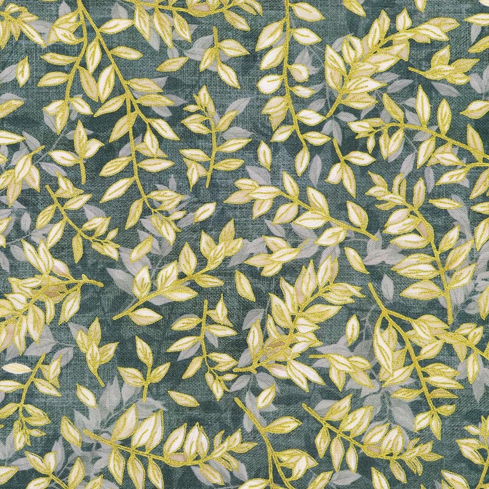 Robert Kaufman Fabrics AWHDM-23919-68 DUSTY BLUE By Lynnea Washburn From Hello Fall