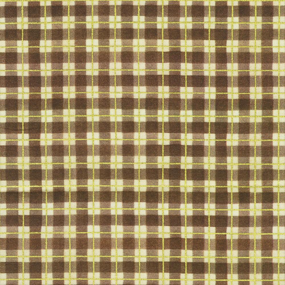 robert kaufman fabrics AWHDM-23920-342 CHESTNUT by Lynnea Washburn from Hello Fall