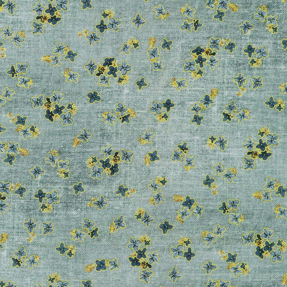 robert kaufman fabrics AWHDM-23921-68 DUSTY BLUE by Lynnea Washburn from Hello Fall