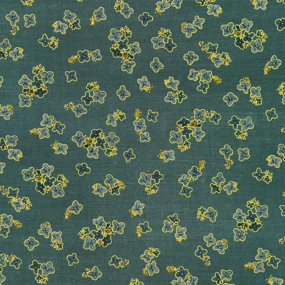 robert kaufman fabrics AWHDM-23921-9 NAVY by Lynnea Washburn from Hello Fall