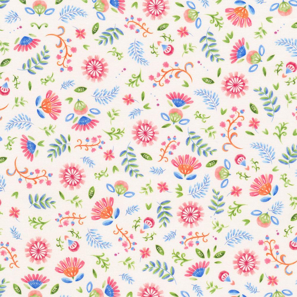 robert kaufman fabrics AXJD-23113-192 SPRING by Pimlada Phuapradit from Flutter