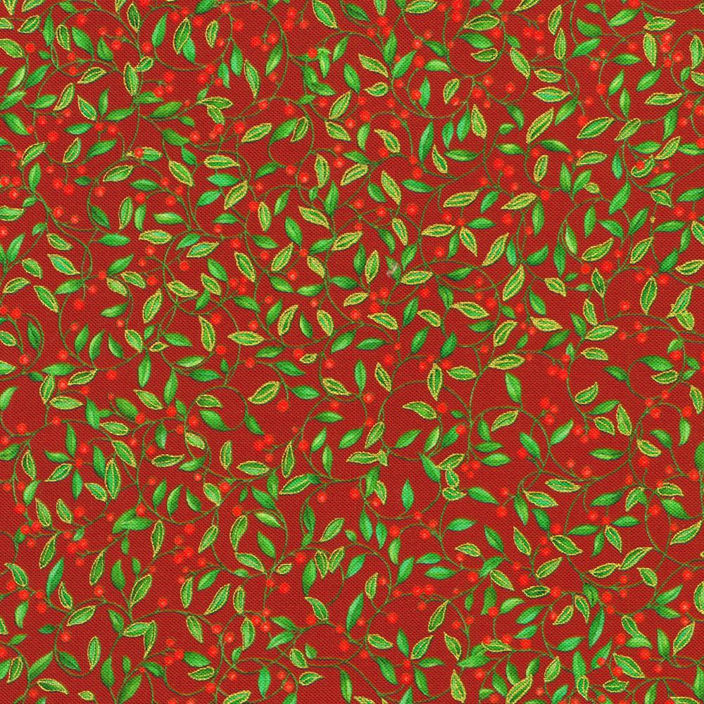 robert kaufman fabrics AXUDM-23096-93 SCARLET by Parvaneh Holloway from Parvaneh's Jeweled Christmas
