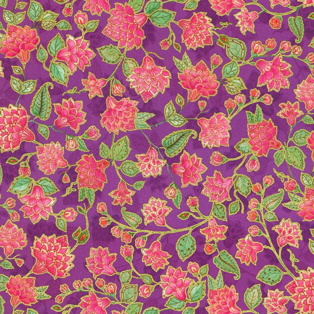 robert kaufman fabrics AXUDM-23380-287 SWEET by Parvaneh Holloway from Parvaneh's Hummingbirds