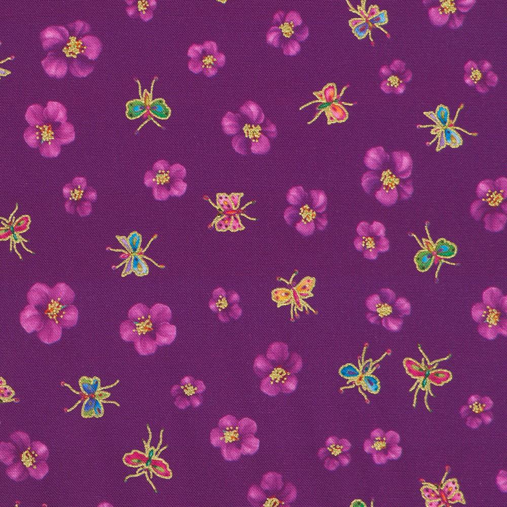 robert kaufman fabrics AXUDM-23381-287 SWEET by Parvaneh Holloway from Parvaneh's Hummingbirds