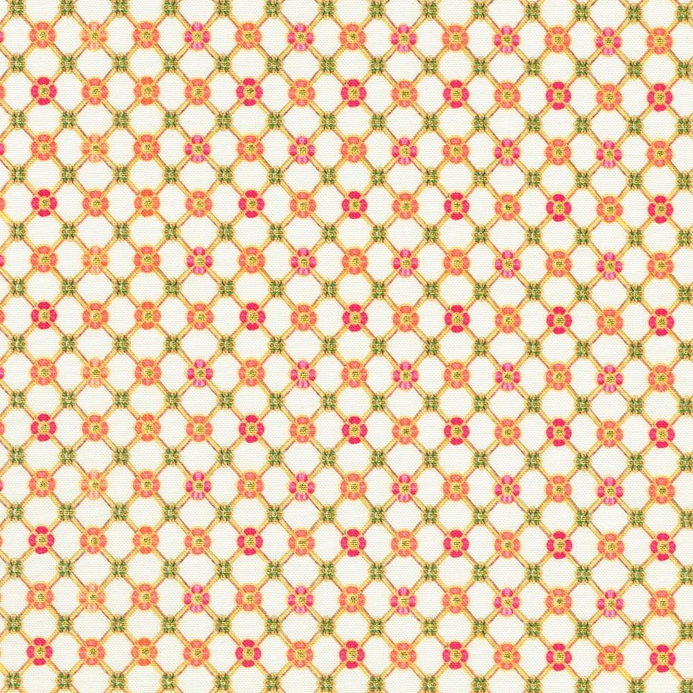 robert kaufman fabrics AXUDM-23382-238 GARDEN by Parvaneh Holloway from Parvaneh's Hummingbirds