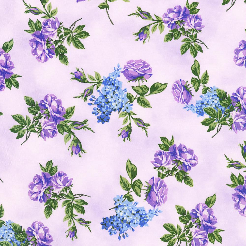 Robert Kaufman Fabrics FLHD-22991-21 LILAC From Hydrangea Grace