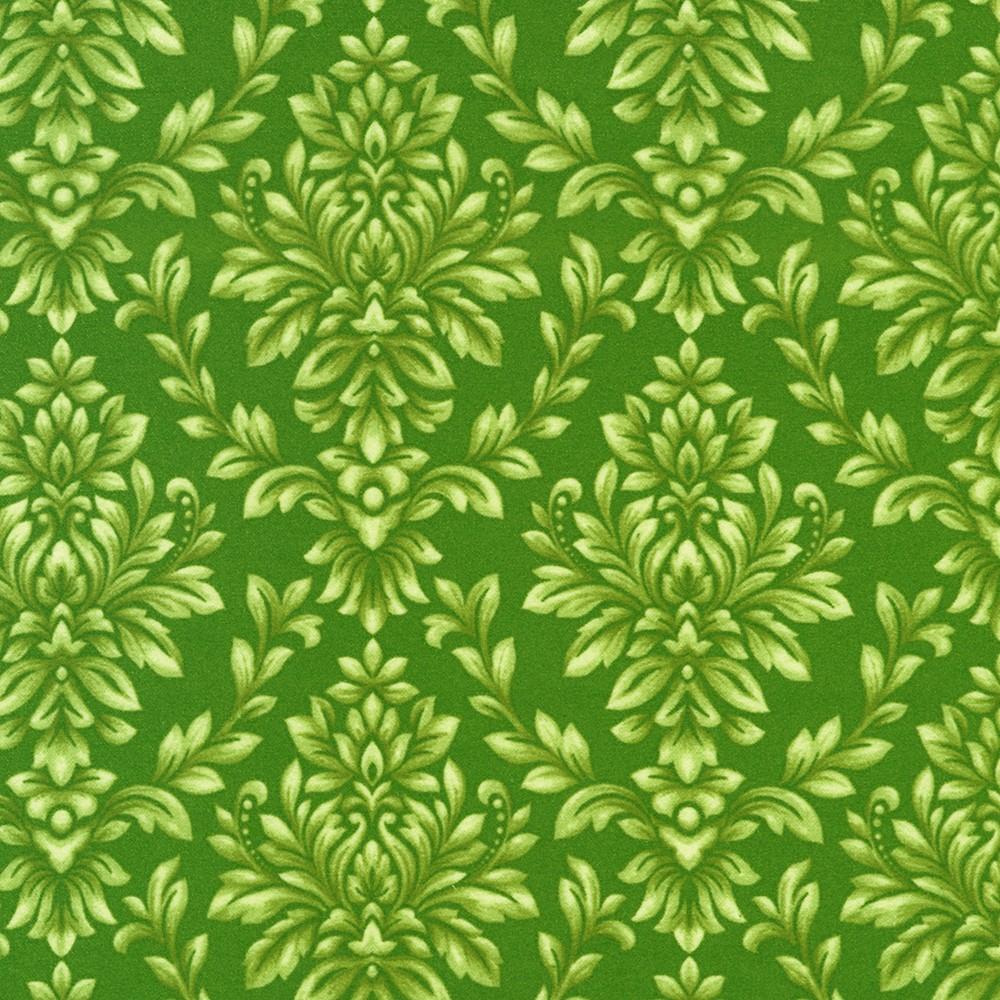 robert kaufman fabrics FLHF-21365-53 BASIL from Bouquet of Roses Flannel