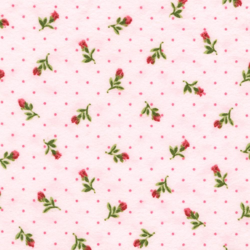 Robert Kaufman Fabrics FLHF-21369-229 SLIPPER From Bouquet Of Roses Flannel