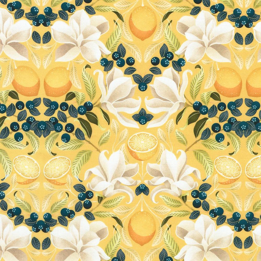 robert kaufman fabrics RCMD-23333-137 LEMON by Catherine Marion from Grove