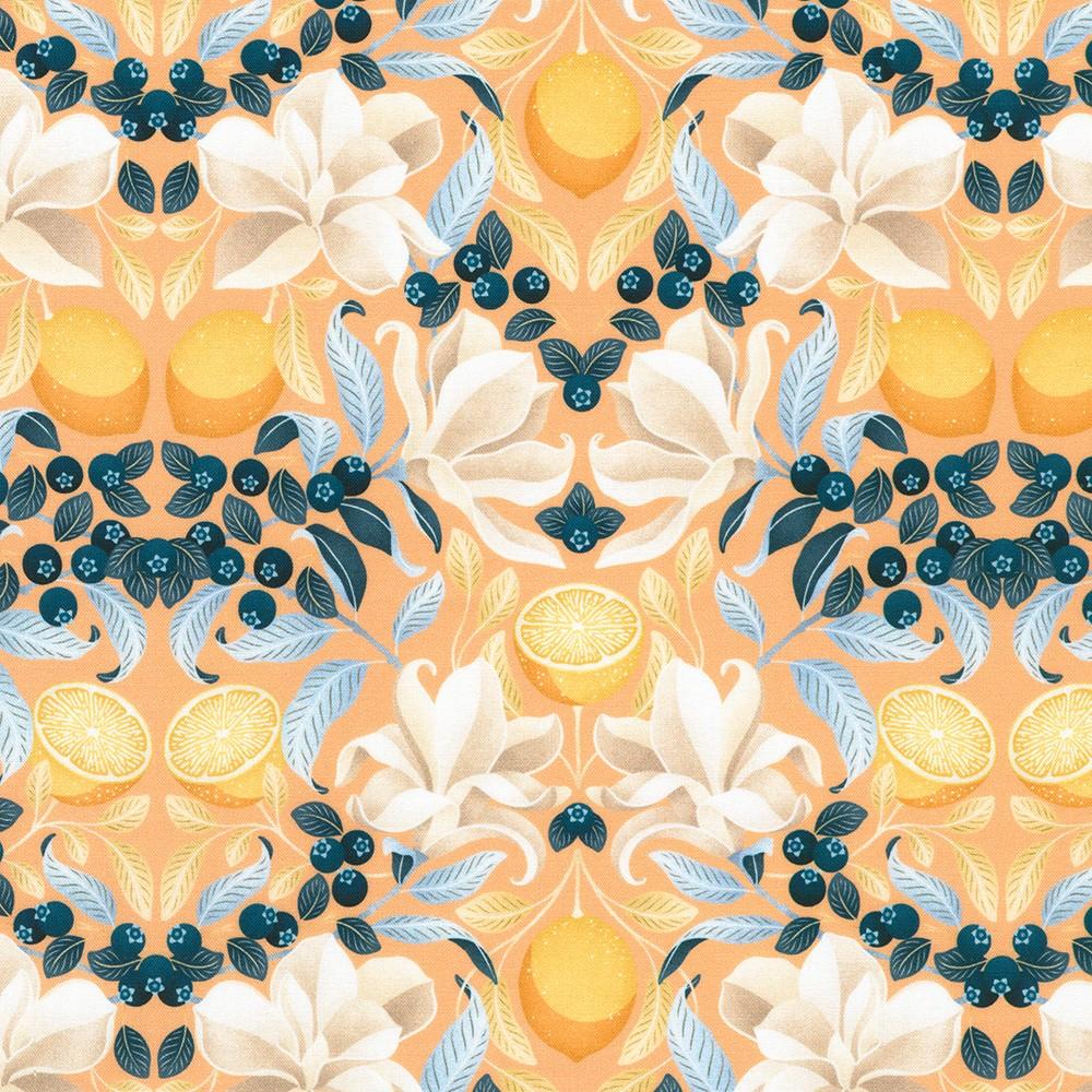 robert kaufman fabrics RCMD-23333-144 PEACH by Catherine Marion from Grove