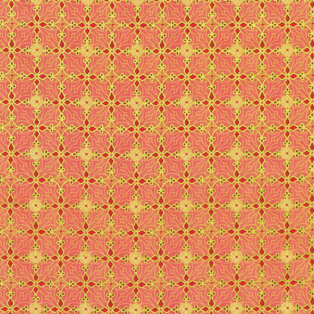 Robert Kaufman Fabrics RRMDM-23730-332 PERSIMMON By Reuben McHugh From Star Of Wonder