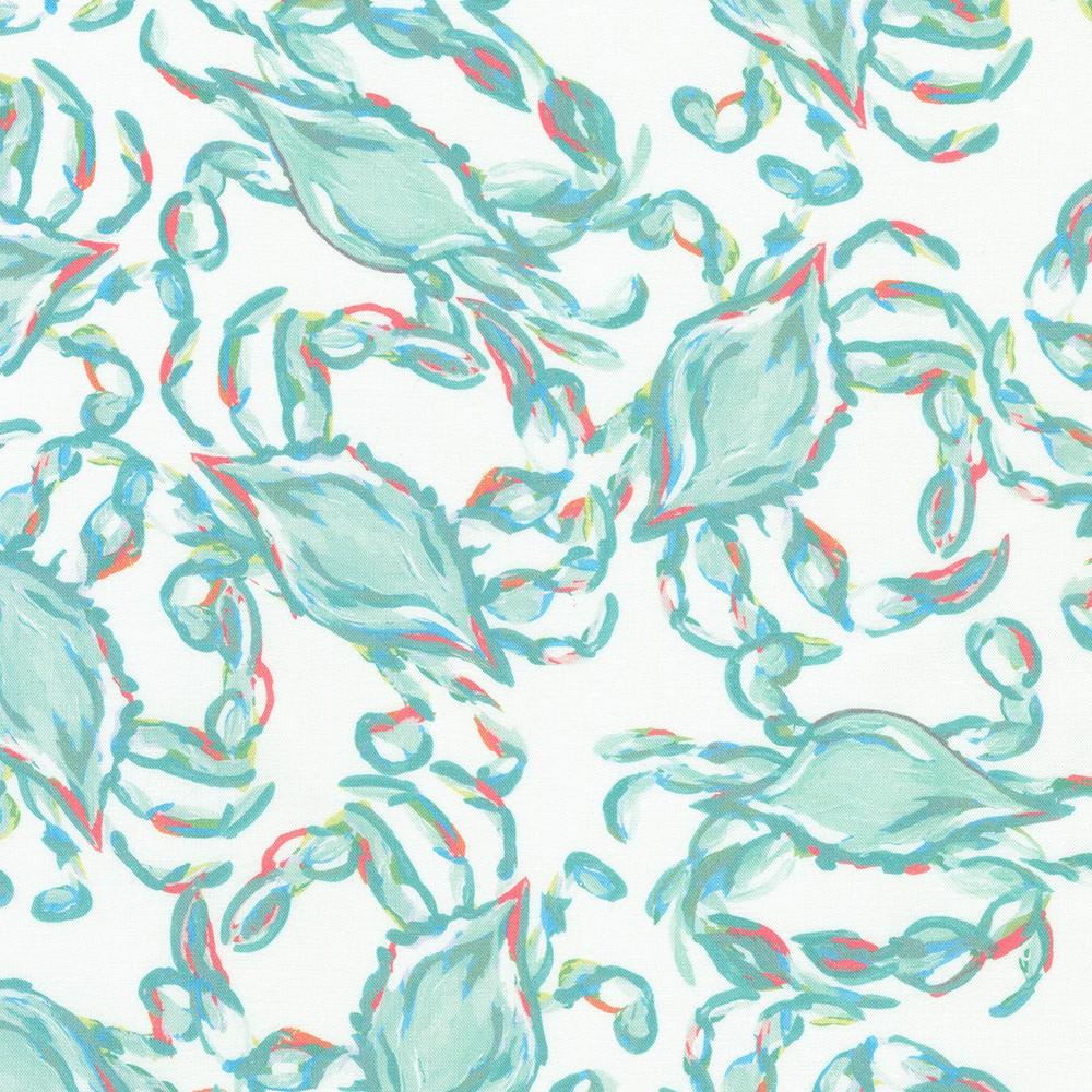 robert kaufman fabrics RSDD-23942-333 SEA GLASS by Sewing Down South from The Coastal Collection