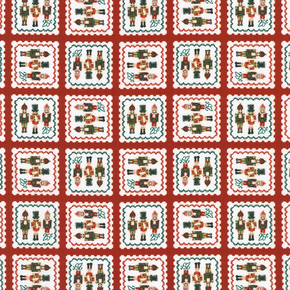 robert kaufman fabrics RSDD-24007-478 CANDY CANE by Sewing Down South from Holiday Nutcracker Collection