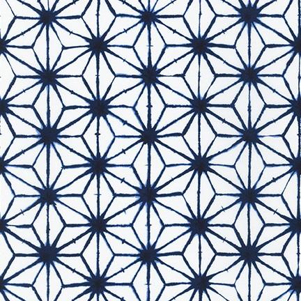 robert kaufman fabrics SB-850257D4-1 WHITE from Shibori Blues