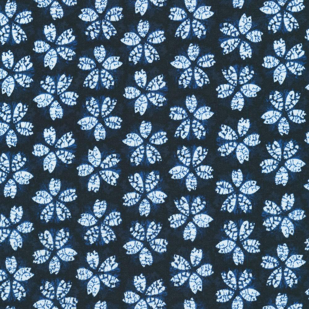 robert kaufman fabrics SB-850257D8-1 NAVY from Shibori Blues
