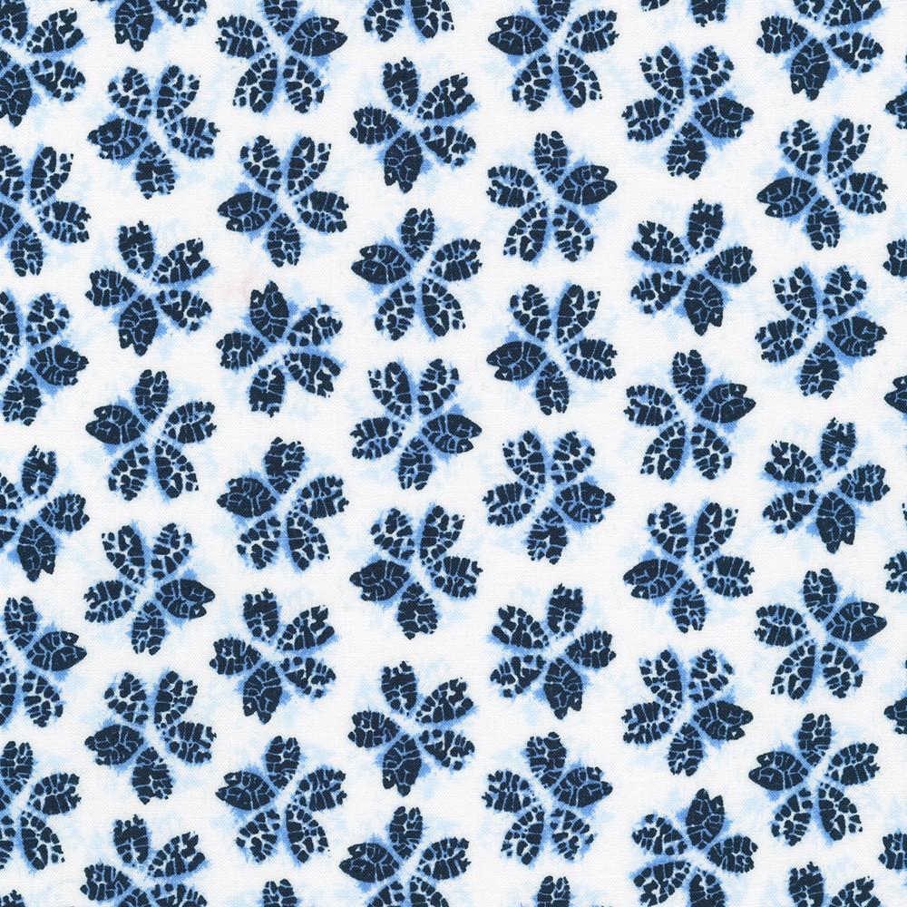 robert kaufman fabrics SB-850257D8-4 WHITE from Shibori Blues