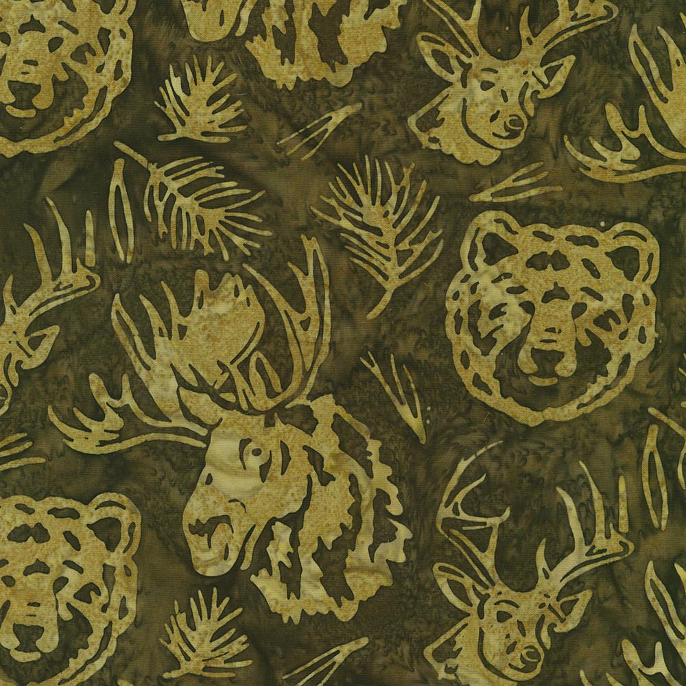 robert kaufman fabrics SRK-22935-16 BROWN from Artisan Batiks: Woodland Wonders