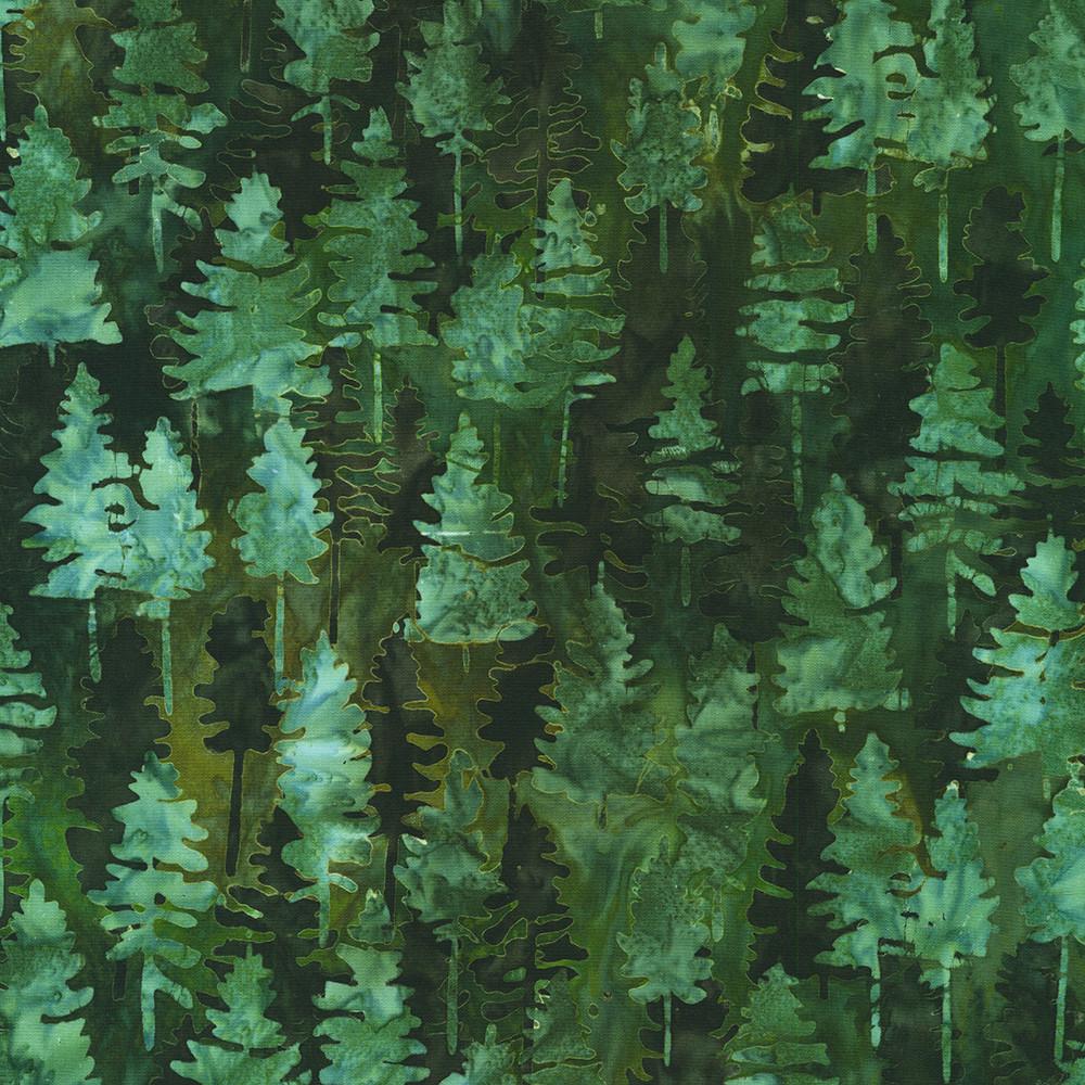 Robert Kaufman Fabrics SRK-22937-44 FOREST From Artisan Batiks: Woodland Wonders