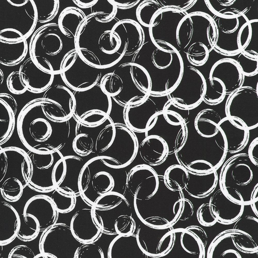 robert kaufman fabrics SRK-23180-2 BLACK from Inkwell