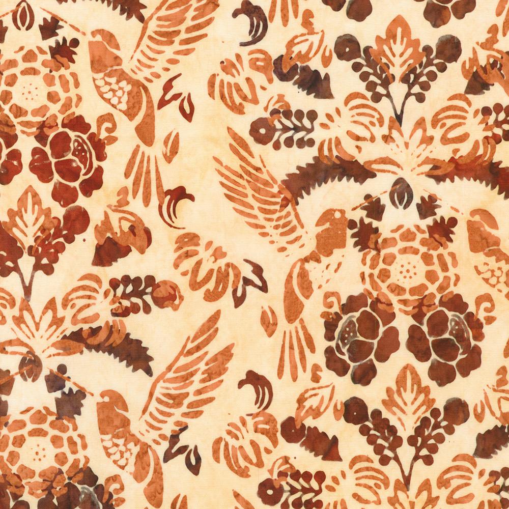 robert kaufman fabrics SRK-23198-144 PEACH from Artisan Batiks: Charming Hummingbirds