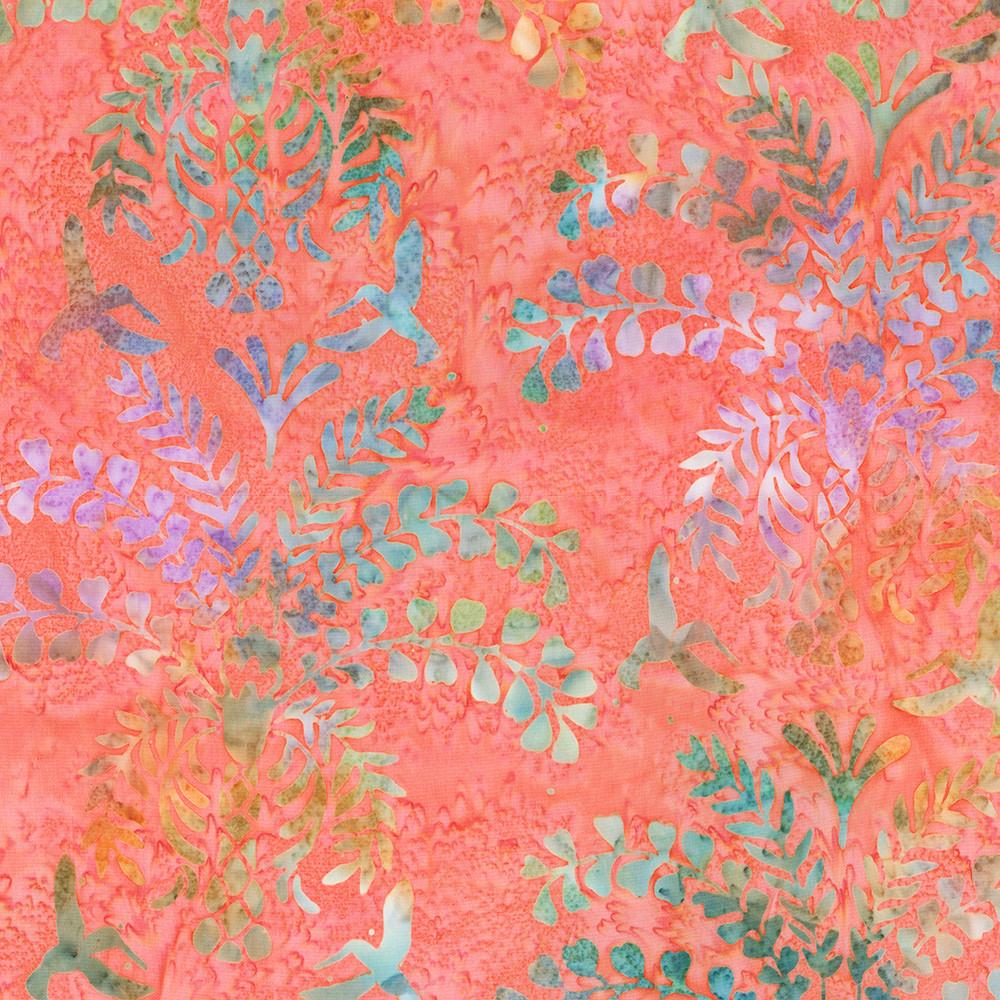 robert kaufman fabrics SRK-23200-92 TERRACOTTA from Artisan Batiks: Charming Hummingbirds