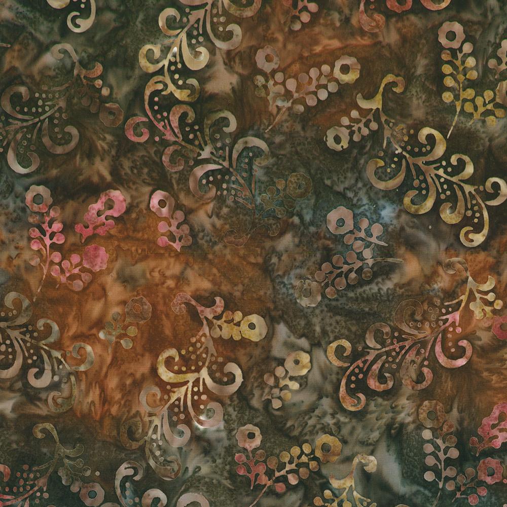 Robert Kaufman Fabrics SRK-23201-323 WALNUT From Artisan Batiks: Charming Hummingbirds