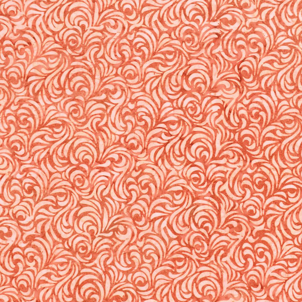Robert Kaufman Fabrics SRK-23202-143 CORAL From Artisan Batiks: Charming Hummingbirds