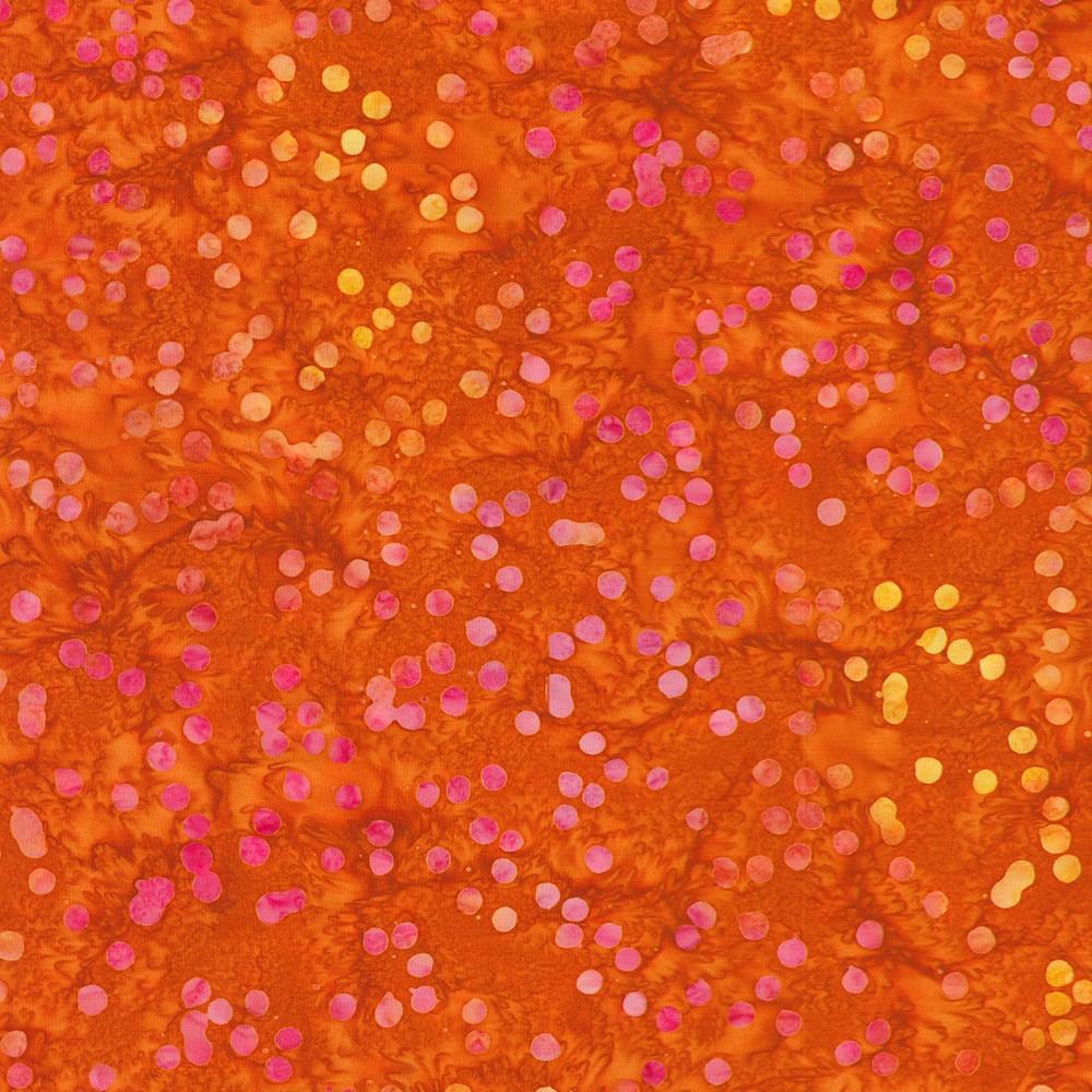 Robert Kaufman Fabrics SRK-23299-8 ORANGE From Artisan Batiks: Confetti