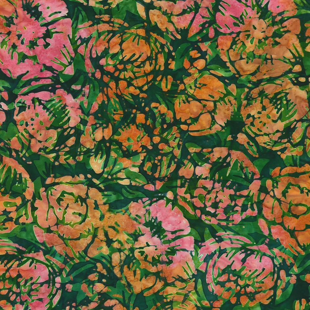 robert kaufman fabrics SRK-23392-473 BOUQUET from Artisan Batiks: Blooming Beauties