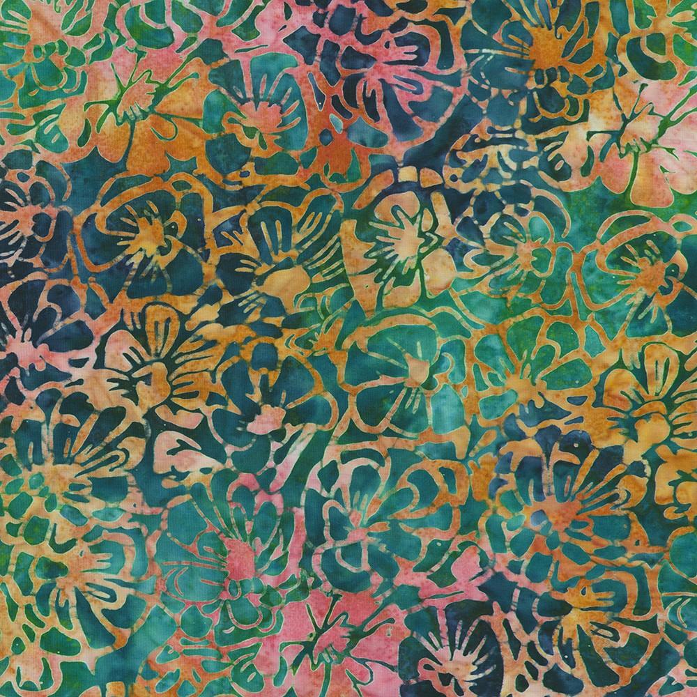 Robert Kaufman Fabrics SRK-23393-205 MULTI From Artisan Batiks: Blooming Beauties