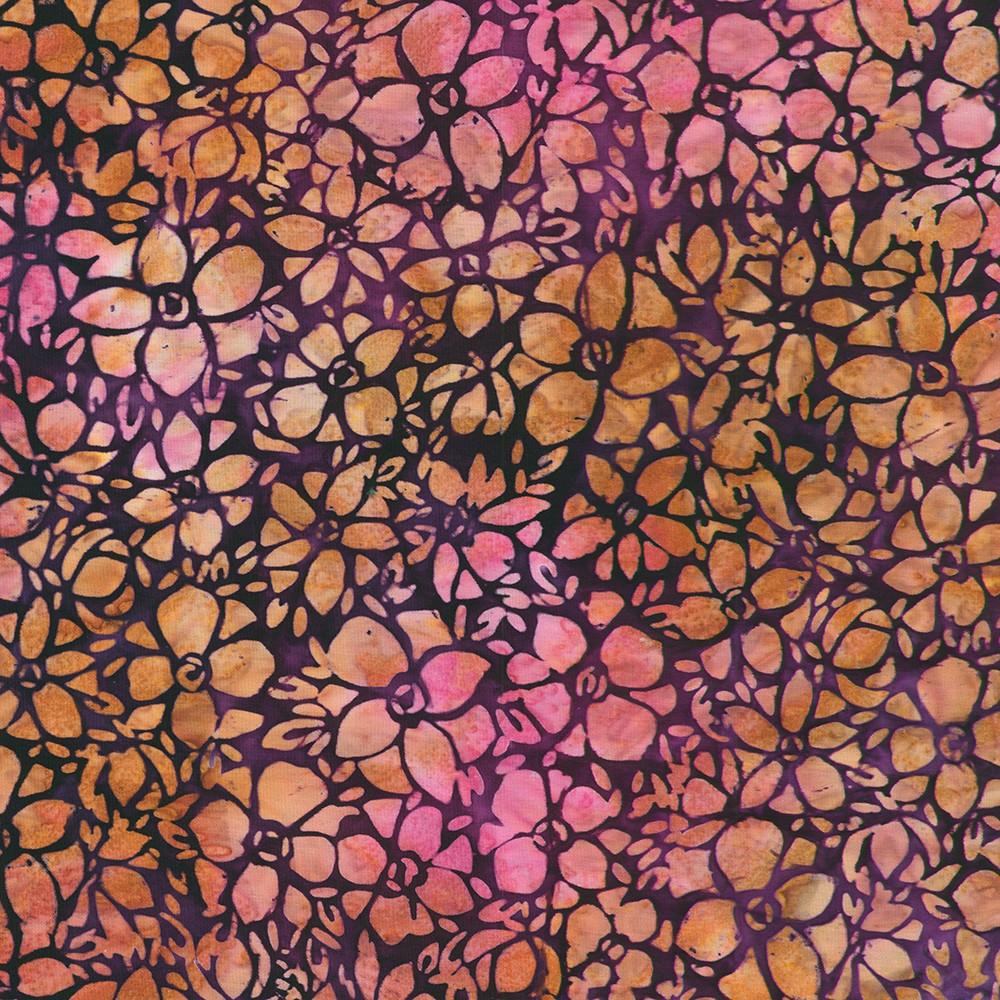 robert kaufman fabrics SRK-23394-24 PLUM from Artisan Batiks: Blooming Beauties