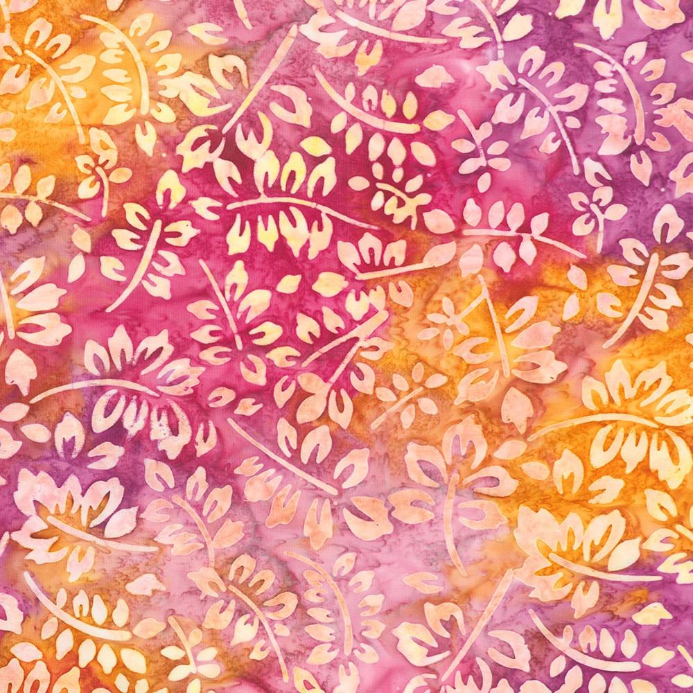 robert kaufman fabrics SRK-23395-469 ZINNIA from Artisan Batiks: Blooming Beauties