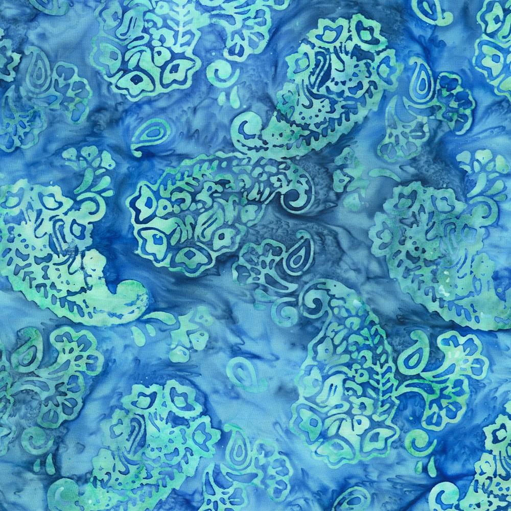 Robert Kaufman Fabrics SRK-23399-215 SURF From Artisan Batiks: Paisley Garden