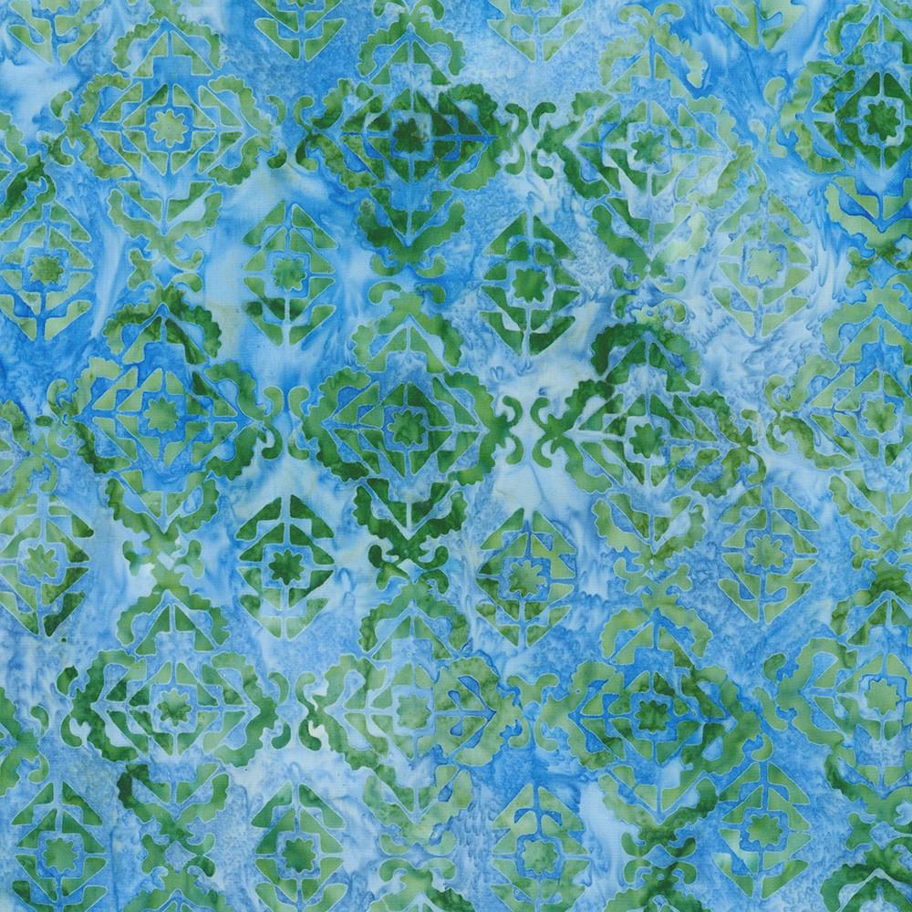 robert kaufman fabrics SRK-23400-370 POOL from Artisan Batiks: Paisley Garden
