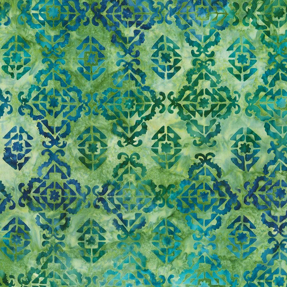 robert kaufman fabrics SRK-23400-385 EUCALYPTUS from Artisan Batiks: Paisley Garden