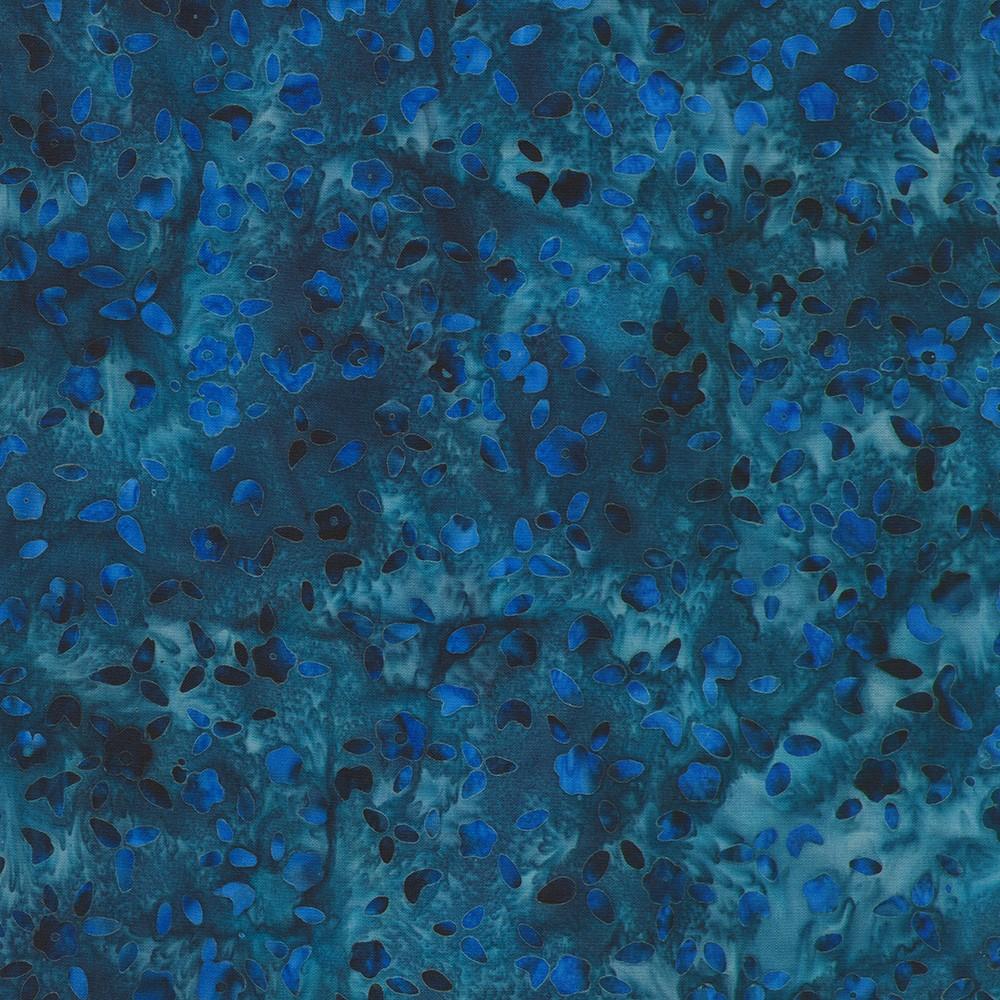 robert kaufman fabrics SRK-23681-74 SAPPHIRE from Artisan Batiks: Backyard Birds