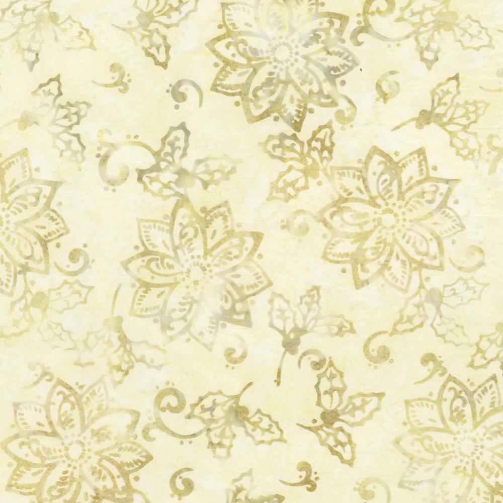 Robert Kaufman Fabrics SRK-23950-85 VANILLA From Artisan Batiks: Christmas Cheer